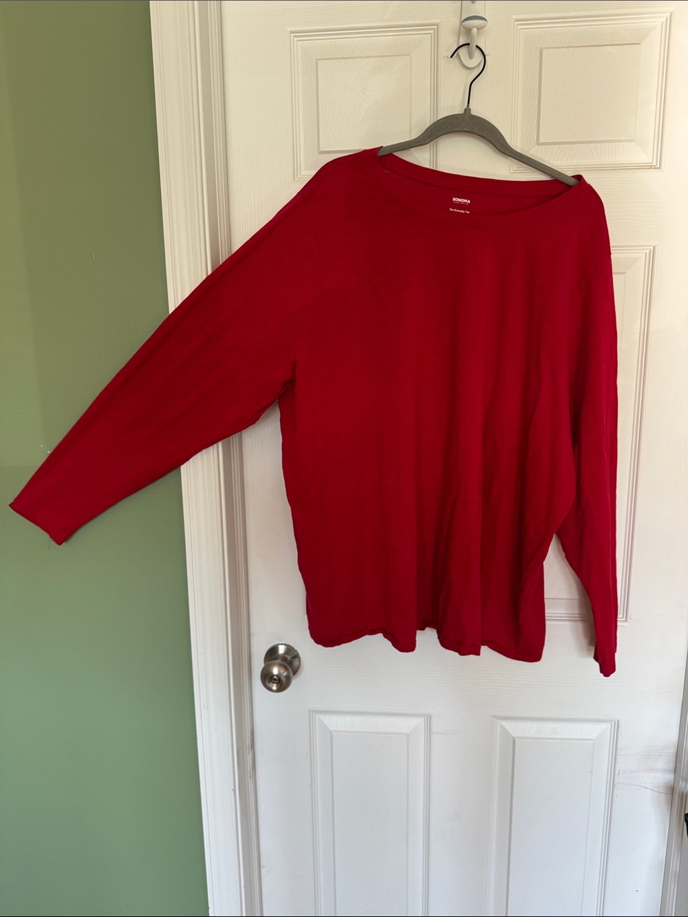 🏝️Sonoma Red Crewneck Long sleeve